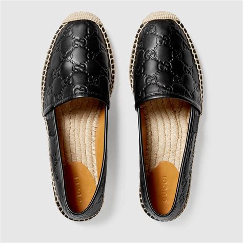 gucci leather espadrilles.